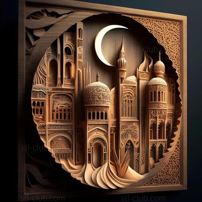 3D model Damascus Syria (STL)